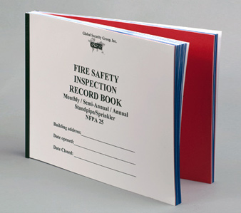 fire safety inspection logbooks
